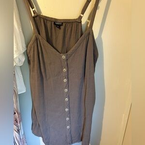Womens Plus Flowy Tank